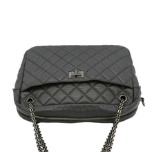 Load image into Gallery viewer, CHANEL Reissue Large Quilted Leather Camera Shoulder Bag Grey
