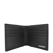 Load image into Gallery viewer, BURBERRY London Check-Print Canvas Bi-Fold Wallet Black
