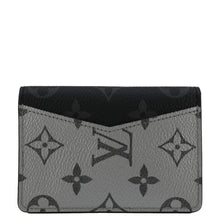 Load image into Gallery viewer, LOUIS VUITTON Split Monogram Eclipse Canvas Pocket Organizer Black
