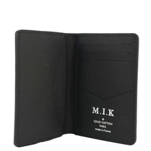 Load image into Gallery viewer, LOUIS VUITTON Split Monogram Eclipse Canvas Pocket Organizer Black
