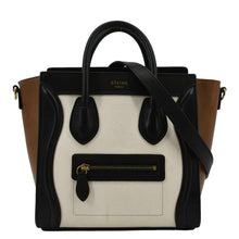 Load image into Gallery viewer, CELINE Nano Luggage Leather Shoulder Bag Tricolor
