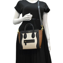 Load image into Gallery viewer, CELINE Nano Luggage Leather Shoulder Bag Tricolor
