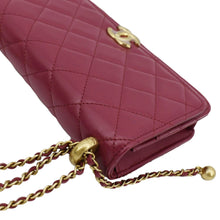 Load image into Gallery viewer, CHANEL CC Mini Flap Quilted Leather Shoulder Bag Magenta
