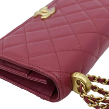 Load image into Gallery viewer, CHANEL CC Mini Flap Quilted Leather Shoulder Bag Magenta
