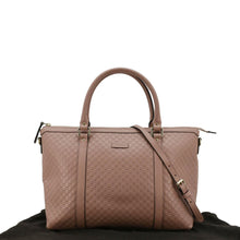 Load image into Gallery viewer, GUCCI Large Microguccissima Leather Tote Bag Dusty Pink 449655
