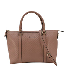 Load image into Gallery viewer, GUCCI Large Microguccissima Leather Tote Bag Dusty Pink 449655
