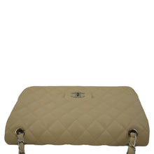 Load image into Gallery viewer, CHANEL Classic Jumbo Double Flap Quilted Leather Shoulder Bag Beige
