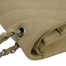 Load image into Gallery viewer, CHANEL Classic Jumbo Double Flap Quilted Leather Shoulder Bag Beige
