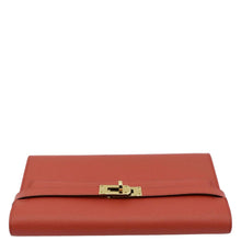 Load image into Gallery viewer, HERMES Kelly Epsom Leather Wallet Flamingo
