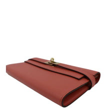 Load image into Gallery viewer, HERMES Kelly Epsom Leather Wallet Flamingo
