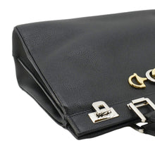 Load image into Gallery viewer, GUCCI Zumi Medium Leather Top Handle Shoulder Bag Black 564714
