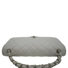 Load image into Gallery viewer, CHANEL Jumbo Double Flap Quilted Caviar Leather Shoulder Bag White
