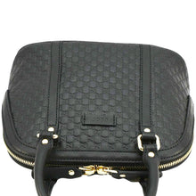 Load image into Gallery viewer, GUCCI Dome Convertible Leather Crossbody Bag Black 449654
