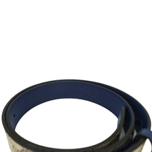 Load image into Gallery viewer, GUCCI GG Buckle Supreme Canvas Leather Belt Size 85.34 Blue 414516
