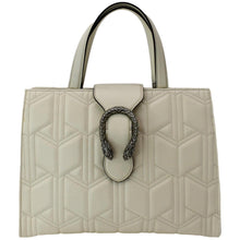 Load image into Gallery viewer, GUCCI Medium Dionysus Leather Tote Bag Ivory 444073
