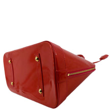 Load image into Gallery viewer, LOUIS VUITTON Alma GM Monogram Vernis Leather Satchel Bag Red
