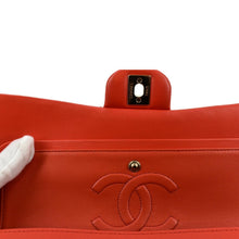 Load image into Gallery viewer, CHANEL Classic Double Flap Medium Leather Shoulder Bag Red
