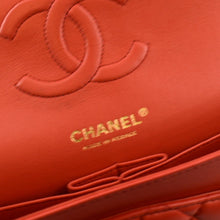 Load image into Gallery viewer, CHANEL Classic Double Flap Medium Leather Shoulder Bag Red
