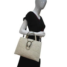 Load image into Gallery viewer, GUCCI Medium Dionysus Leather Tote Bag Ivory 444073
