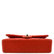 Load image into Gallery viewer, CHANEL Classic Double Flap Medium Leather Shoulder Bag Red
