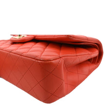 Load image into Gallery viewer, CHANEL Classic Double Flap Medium Leather Shoulder Bag Red
