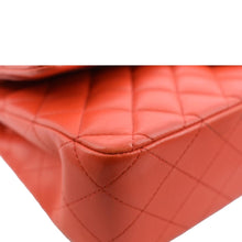 Load image into Gallery viewer, CHANEL Classic Double Flap Medium Leather Shoulder Bag Red
