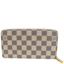 Load image into Gallery viewer, LOUIS VUITTON Zip Around Damier Azur Wallet White
