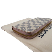 Load image into Gallery viewer, LOUIS VUITTON Zip Around Damier Azur Wallet White
