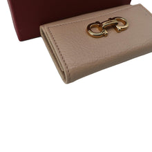 Load image into Gallery viewer, SALVATORE FERRAGAMO Leather Key Holder Beige
