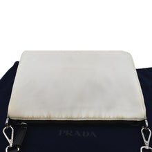 Load image into Gallery viewer, Prada Re-Nylon Leather Shoulder Bag in White Color - Close Look
