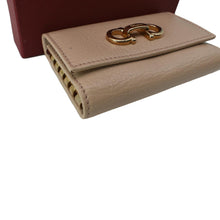 Load image into Gallery viewer, SALVATORE FERRAGAMO Leather Key Holder Beige
