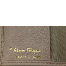 Load image into Gallery viewer, SALVATORE FERRAGAMO Leather Key Holder Beige
