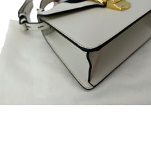 Load image into Gallery viewer, GUCCI Sylvie Mini Leather Top Handle Crossbody Bag White 470270
