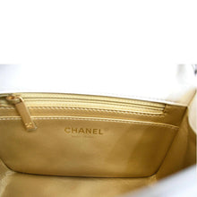 Load image into Gallery viewer, CHANEL Pearl Crush Mini Square Flap Leather Crossbody Bag White
