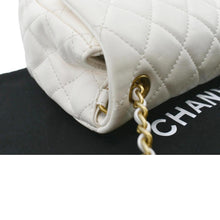 Load image into Gallery viewer, CHANEL Pearl Crush Mini Square Flap Leather Crossbody Bag White
