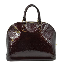 Load image into Gallery viewer, LOUIS VUITTON Alma GM Monogram Vernis Leather Satchel Bag Amarante
