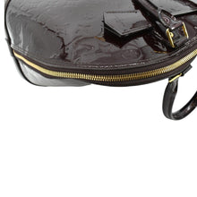 Load image into Gallery viewer, LOUIS VUITTON Alma GM Monogram Vernis Leather Satchel Bag Amarante
