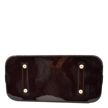 Load image into Gallery viewer, LOUIS VUITTON Alma GM Monogram Vernis Leather Satchel Bag Amarante
