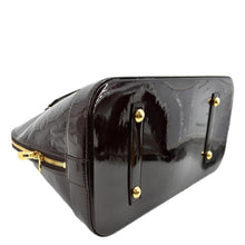 Load image into Gallery viewer, LOUIS VUITTON Alma GM Monogram Vernis Leather Satchel Bag Amarante
