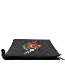 Load image into Gallery viewer, LOUIS VUITTON Voyage MM Monogram Eclipse Pochette Bag Black
