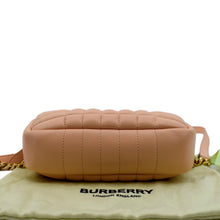 Load image into Gallery viewer, BURBERRY Lola Camera Mini Quilted Lambskin Leather Shoulder Bag Dusky Pink
