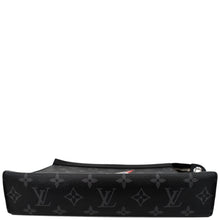 Load image into Gallery viewer, LOUIS VUITTON Voyage MM Monogram Eclipse Pochette Bag Black
