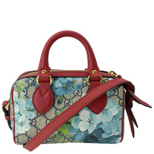 Load image into Gallery viewer, GUCCI Floral Blooms Small GG Supreme Monogram Boston Bag Beige 546314
