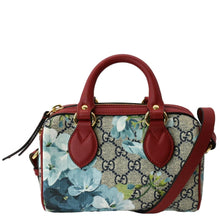 Load image into Gallery viewer, GUCCI Floral Blooms Small GG Supreme Monogram Boston Bag Beige 546314
