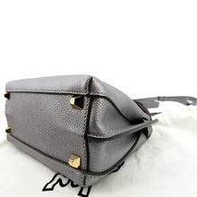 Load image into Gallery viewer, MCM Milla Leather Crossbody Bag Silver
