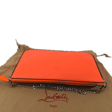 Load image into Gallery viewer, CHRISTIAN LOUBOUTIN Loubila Leather Chain Pouch Orange
