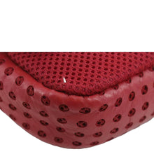 Load image into Gallery viewer, CHANEL Flap Perforated Leather Shoulder Bag Red
