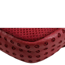 Load image into Gallery viewer, CHANEL Flap Perforated Leather Shoulder Bag Red
