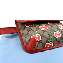 Load image into Gallery viewer, GUCCI Apple Interlocking GG Supreme Canvas Belt Bag Multicolor 625233
