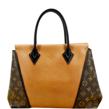 Load image into Gallery viewer, LOUIS VUITTON W PM Monogram Cuir Orfevre Tote Bag Safran
